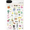 Chasing Adventures Clear Stickers - Pebbles