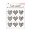 All Heart Holographic Glitter Hearts - Crate Paper