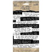 Idea-Ology Snarky Big Talk Stickers Tablet - Tim Holtz