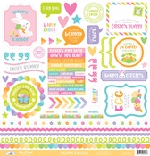 Hoppy Easter This & That Sticker Sheet - Doodlebug