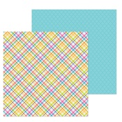 Jellybean Plaid Paper - Hoppy Easter - Doodlebug