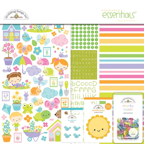 Doodlebug Design - Fun At The Park Collection - Essentials Kit