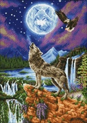 Mystic Wolf - Diamond Dotz Diamond Embroidery Facet Art Kit 18.5"X26.4"