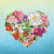 Flower Heart - Diamond Dotz Diamond Embroidery Facet Art Kit 14.6"X14.6"