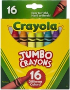 16/Pkg - Crayola Jumbo Crayons