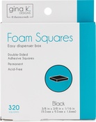 Black - Gina K Designs Foam Squares