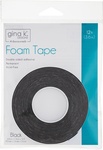 Black - Gina K Designs Foam Tape 3/8"X12ft