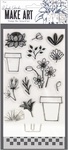Flower Pot - Wendy Vecchi Make Art Stamp, Die & Stencil Set