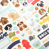 Dogs Playful Pets Sticker Sheet - DCWV