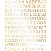 Gold DCWV Letterboard Letters & Characters 1"