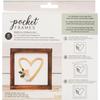 Heart Wreath Insert Kit - American Crafts Pocket Frames