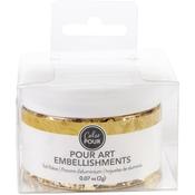 Gold American Crafts Color Pour Mica Flakes