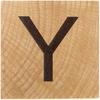Y Wood Alphabet Tile - 2 Inch
