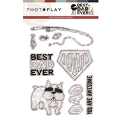 Best Dad Ever Stamps - Photoplay