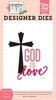 God Is Love Cross Die Set - Echo Park