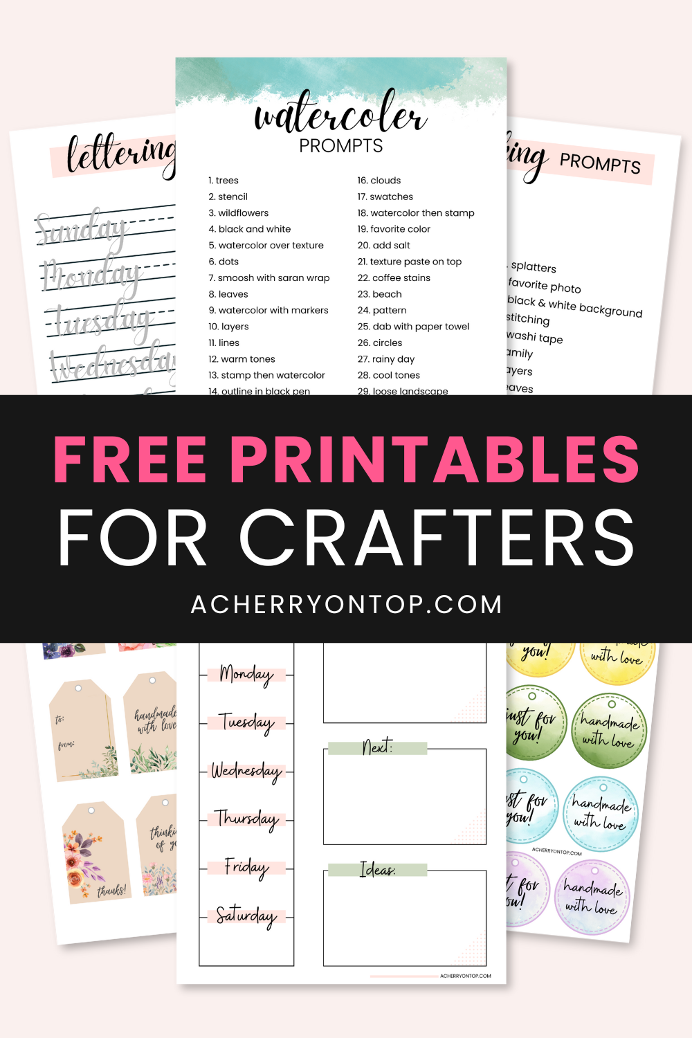 Printable WASHI TAPE stickers!-Digital File Instant Download- polka dots,  florals, bible journaling, Happy Planner, DIY, pastel, pink