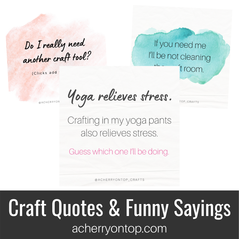 cute craft sayings