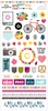 Glitter Accents Stickers - Slice of Life - Amy Tangerine