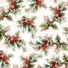 Berry Foil Accented Paper - Yuletide - My Minds Eye