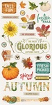 Autumn Splendor Chipboard Stickers - Simple Stories