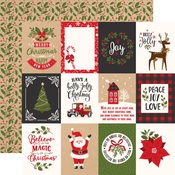 3X4 Journaling Cards Paper - My Favorite Christmas - Echo Park