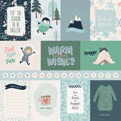 3X4 Journaling Cards Paper - Snow Much Fun - Carta Bella