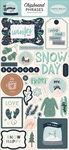 Snow Much Fun Chipboard Phrases - Carta Bella