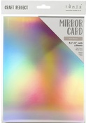 Holo Waves - Craft Perfect Mirror Cardstock 92lb 8.5"X11" 5/Pkg