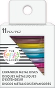Rainbow - Happy Planner Mini Metal Expander Discs 11/Pkg