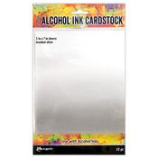 Brushed Silver Tim Holtz Alcohol Ink Cardstock - Ranger