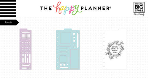 Happy Planner Journaling Stencils 3/Pkg - 673807611061