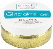 Gold - Gina K Designs Glitz Glitter Gel 2.3oz