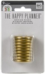 Gold - Happy Planner Discs 1.25" 9/Pkg