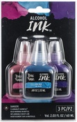 Pink/Lake Blue/Purple - Brea Reese Alcohol Inks