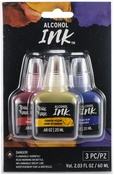 Cadmium Red/Cadmium Yellow/Ultramarine  - Brea Reese Alcohol Inks