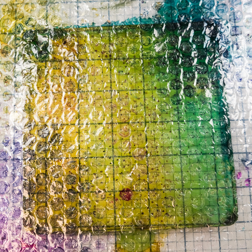 Gel Printing with Alcohol Inks: A Cherry On Top