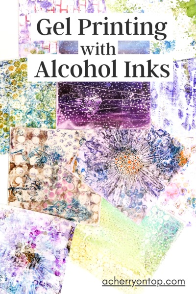 Alcohol Ink Backgrounds  How I use alcohol inks in my Bible journaling!