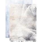 Worn Blanket A4 Paper - Snowy Afternoon - Studio Light