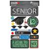 12th Grade You've Been Schooled 3D Dimensional Stickers - Reminisce