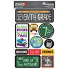 7th Grade You've Been Schooled 3D Dimensional Stickers - Reminisce