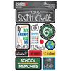 6th Grade You've Been Schooled 3D Dimensional Stickers - Reminisce