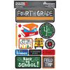 4th Grade You've Been Schooled 3D Dimensional Stickers - Reminisce