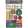 3rd Grade You've Been Schooled 3D Dimensional Stickers - Reminisce