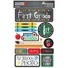 1st Grade You've Been Schooled 3D Dimensional Stickers - Reminisce