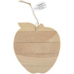 Craft Decor Apple Wood Ornament W/Twine