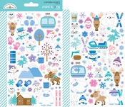 Winter Wonderland Mini Icon Stickers - Doodlebug