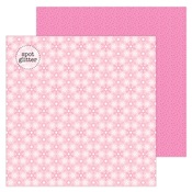 Winter Wonderland Glittered Paper - Winter Wonderland - Doodlebug
