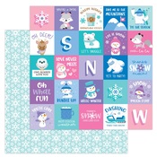 Snow Much Fun Paper - Winter Wonderland - Doodlebug