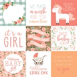 Journaling Cards 4x4 Paper - Baby Girl - Echo Park