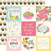 4"X4" Journaling Cards Paper - I Love Spring - Echo Park